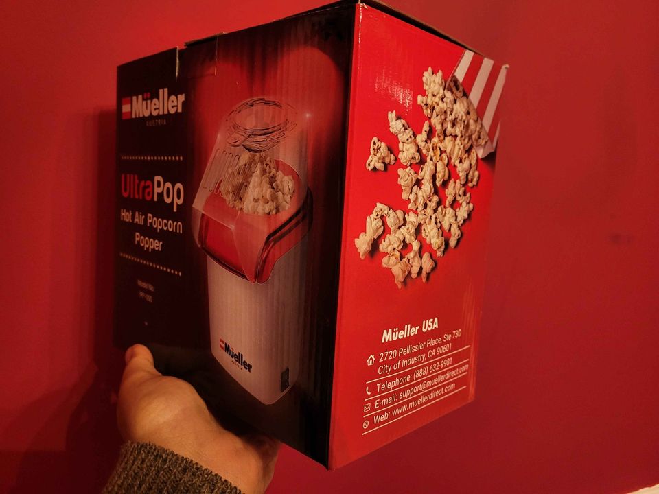 Mueller Ultra Pop, Hot Air Popcorn Popper, Electric Pop Corn Maker